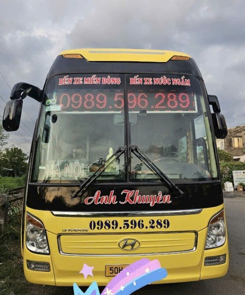 Nhà xe Anh Khuyên: Số điện thoại, giá vé và lộ trình chuyến
