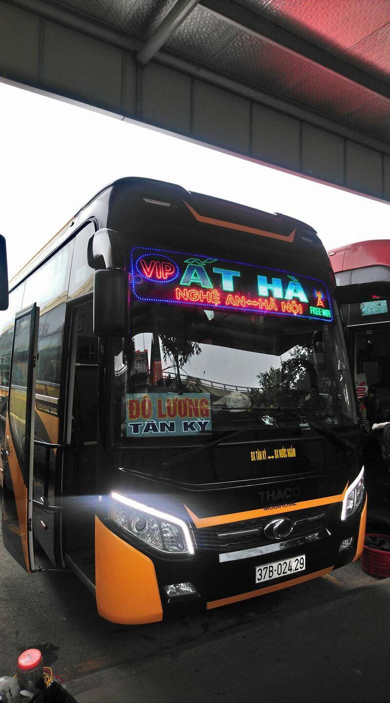 Nhà xe Ất Hà Tân Kỳ Đô Lương Vinh Cửa Lò Nghệ An Hà Nội