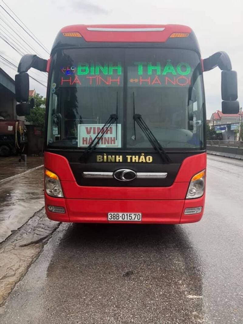 Nhà xe Bình Thảo Hà Tĩnh Hà Nội sân bay Nội Bà & Đà Nẵng