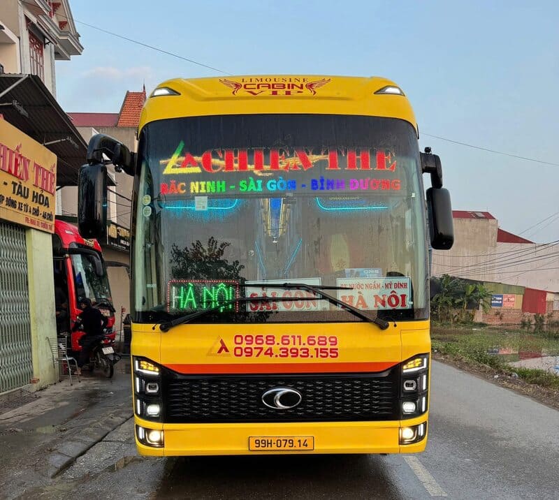 Nhà xe Chiến Thế Bắc Ninh Bắc Giang Hà Nội Sài Gòn Bình Dương