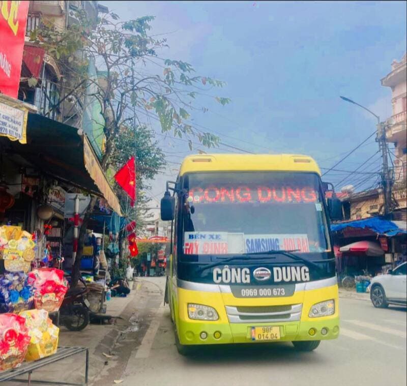 Nhà xe Công Dung Bố Hạ Mỹ Đình Bắc Giang Bắc Ninh Hà Nội