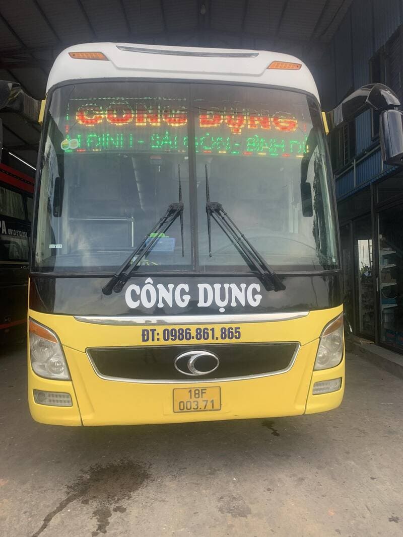 Nhà xe Công Dụng Nam Định Nghệ An Sài Gòn Bình Dương