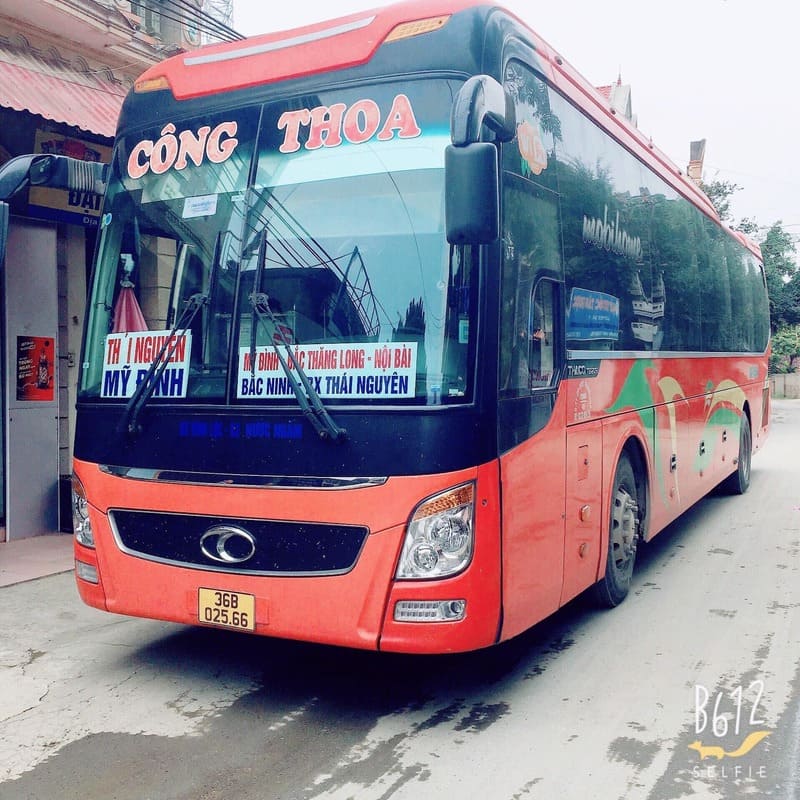 Nhà xe Công Thoa Thanh Hóa Sơn Tây Hà Nội Thái Nguyên