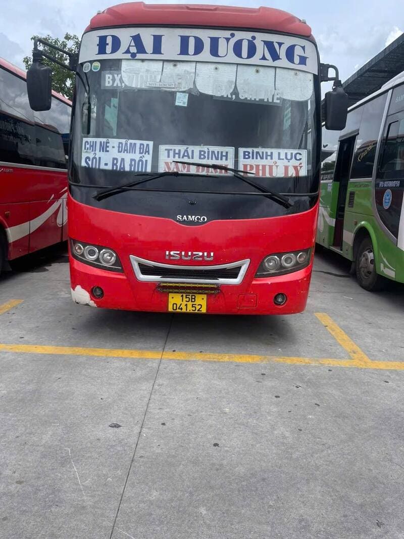 Nhà xe Đại Dương Hải Phòng Hà Nam Phủ Lý Lạc Thủy Kim Bôi