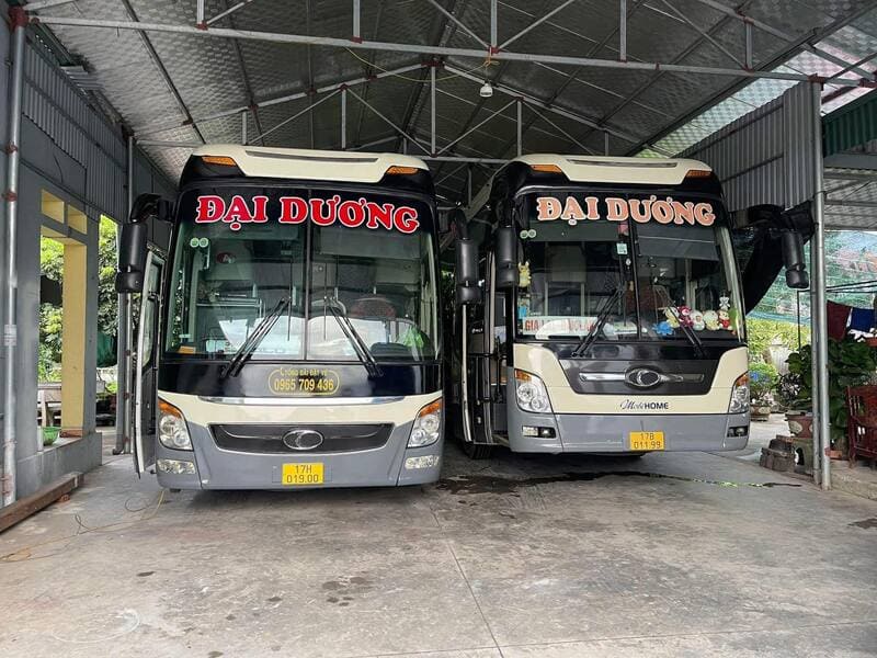 Nhà xe Đại Dương Thái Bình Đăk Lăk Gia Lai Krông Pa huyện Lắk