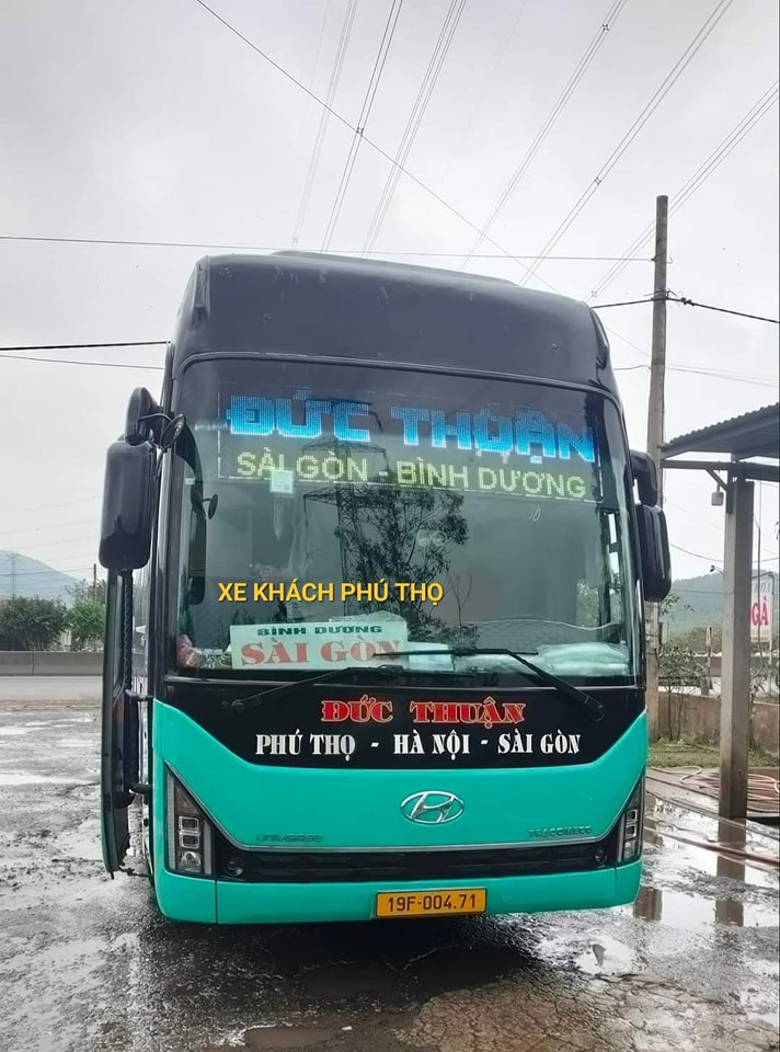 Nhà xe Đức Thuận Thanh Thủy (Phú Thọ) đi Sài Gòn Bình Dương