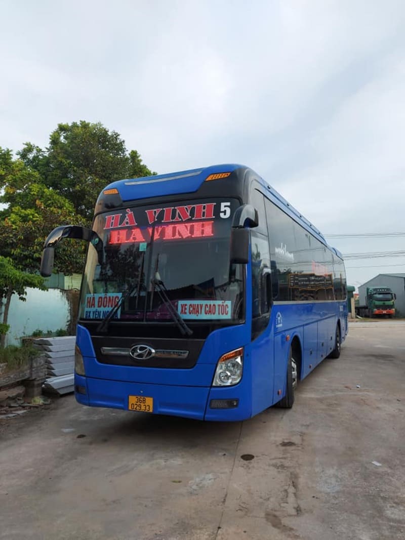 Nhà xe Hà Vinh Hậu Lộc Thanh Hóa Yên Nghĩa Mỹ Đình Sơn Tây