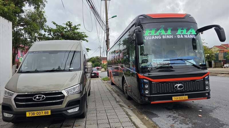 Nhà xe Hải Hà chuyên tuyến Đồng Hới Quảng Trị Đà Nẵng