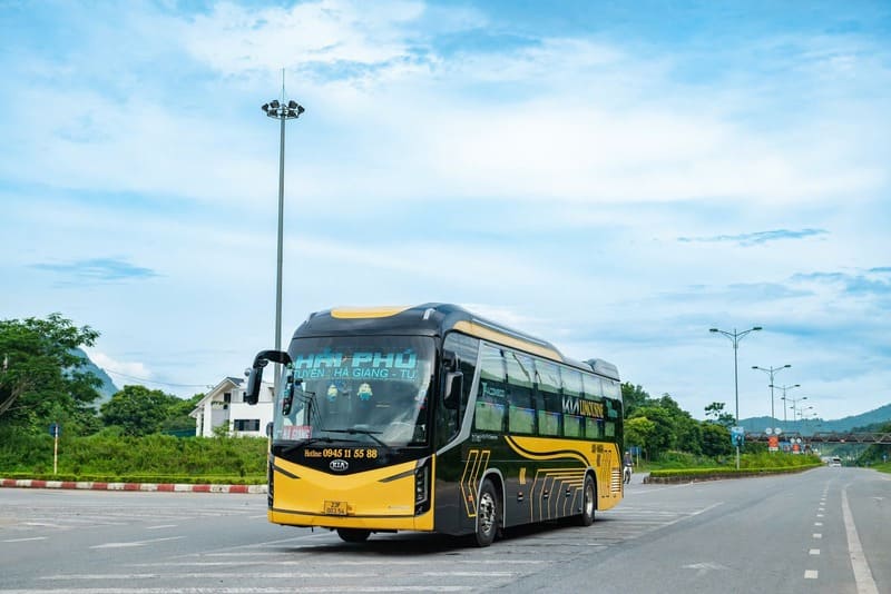Nhà xe Hải Phú Hà Giang Tuyên Quang Vĩnh Phúc Hà Nội