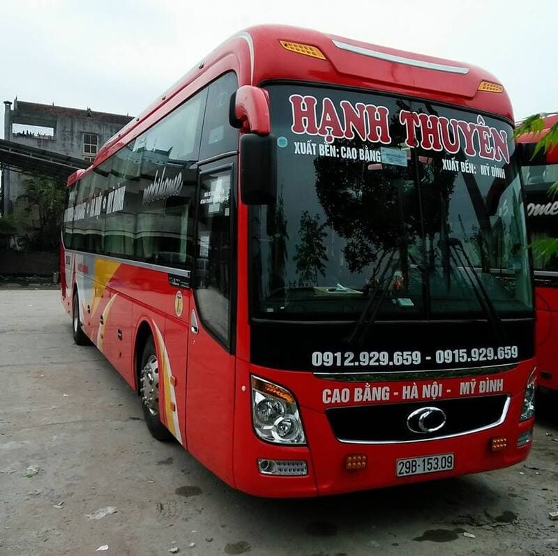 Nhà xe Hạnh Thuyên Cao Bằng Hà Nội bến xe Giáp Bát Mỹ Đình