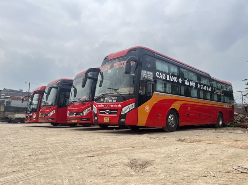 Nhà xe Hạnh Thuyên Cao Bằng Hà Nội bến xe Giáp Bát Mỹ Đình