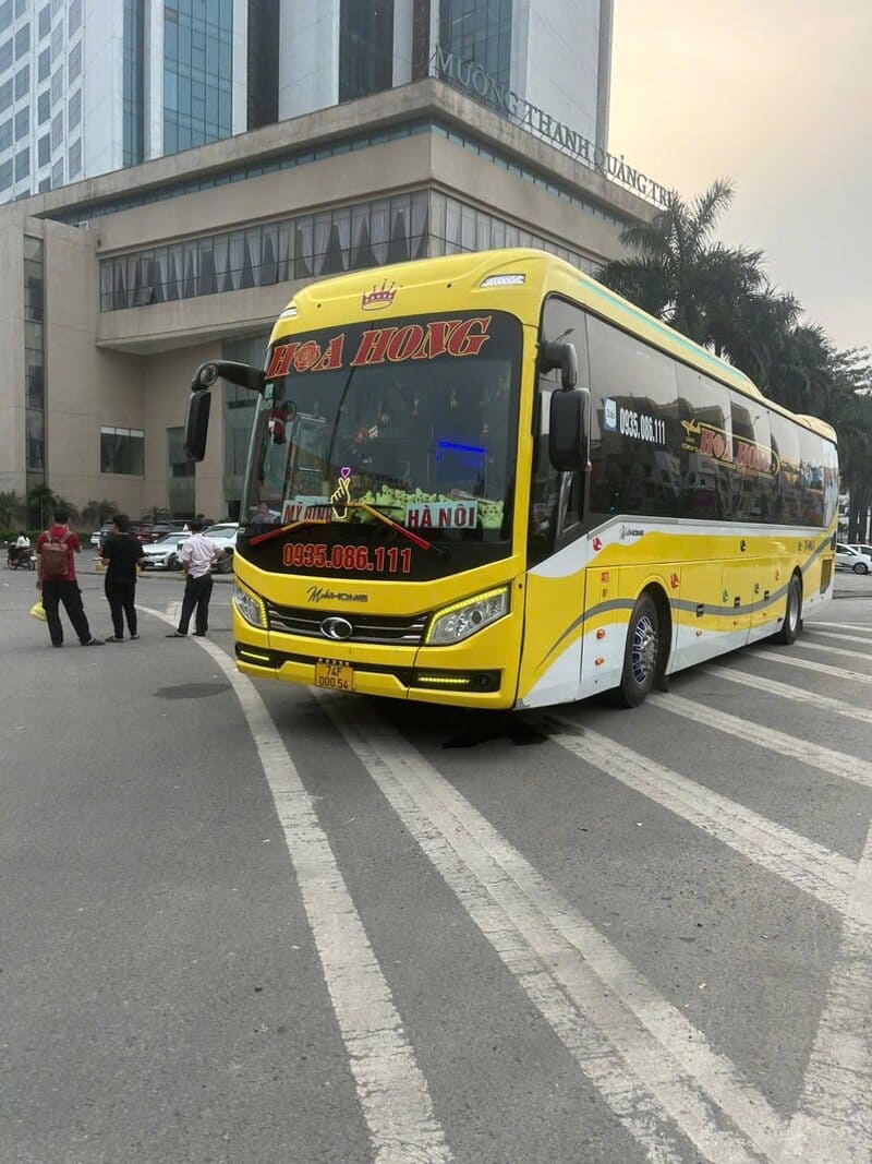 Nhà xe Hoa Hồng Lao Bảo Đông Hà Quảng Trị Hà Nội