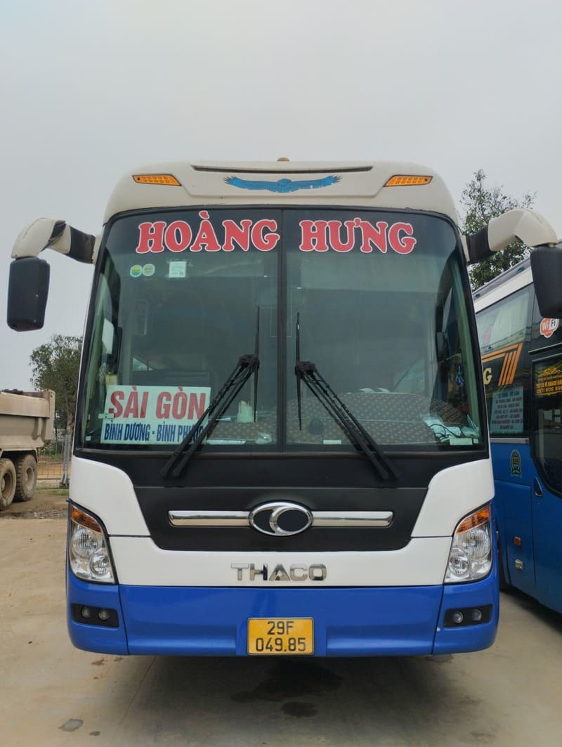Nhà xe Hoàng Hưng Hậu Lộc Hà Nội Sơn Tây Sài Gòn Củ Chi
