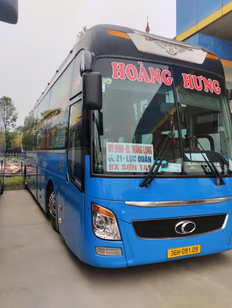 Nhà xe Hoàng Hưng Hậu Lộc Hà Nội Sơn Tây Sài Gòn Củ Chi
