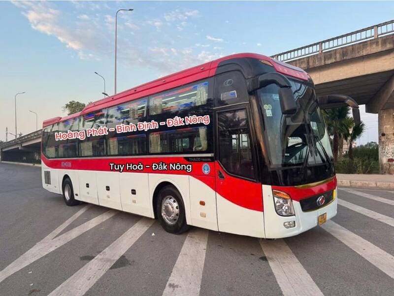 Nhà xe Hoàng Phát Bình Định Quy Nhơn Phú Yên Đắk Lắk Bình Phước