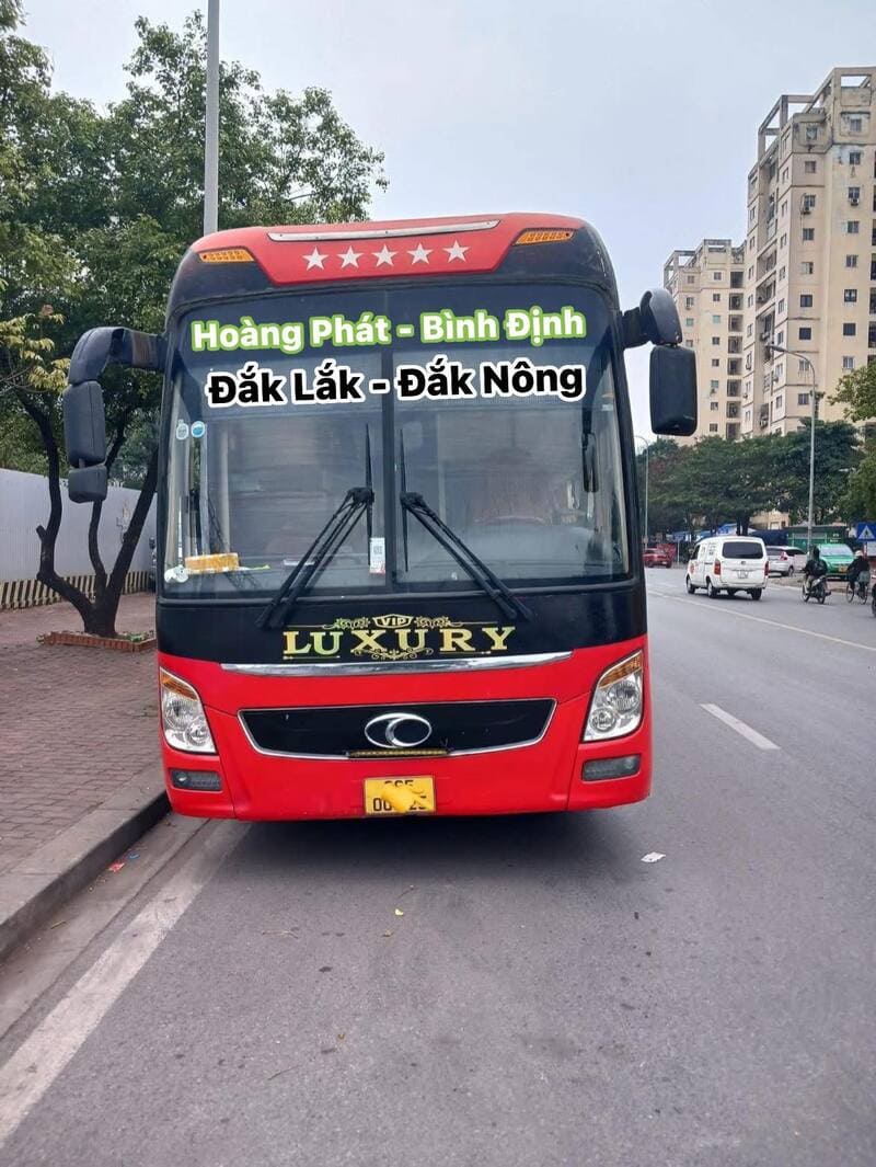 Nhà xe Hoàng Phát Bình Định Quy Nhơn Phú Yên Đắk Lắk Bình Phước