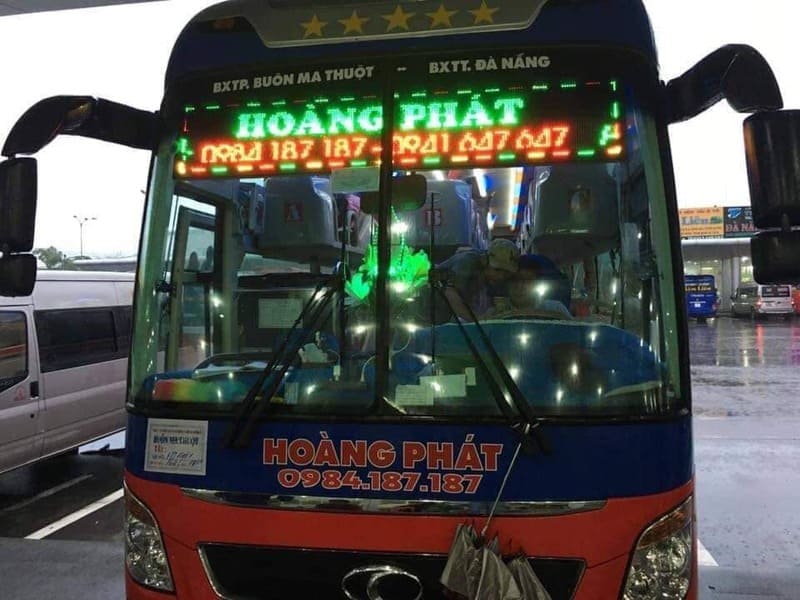 Nhà xe Hoàng Phát Đắk Lắk Đà Nẵng Quy Nhơn Quảng Ngãi