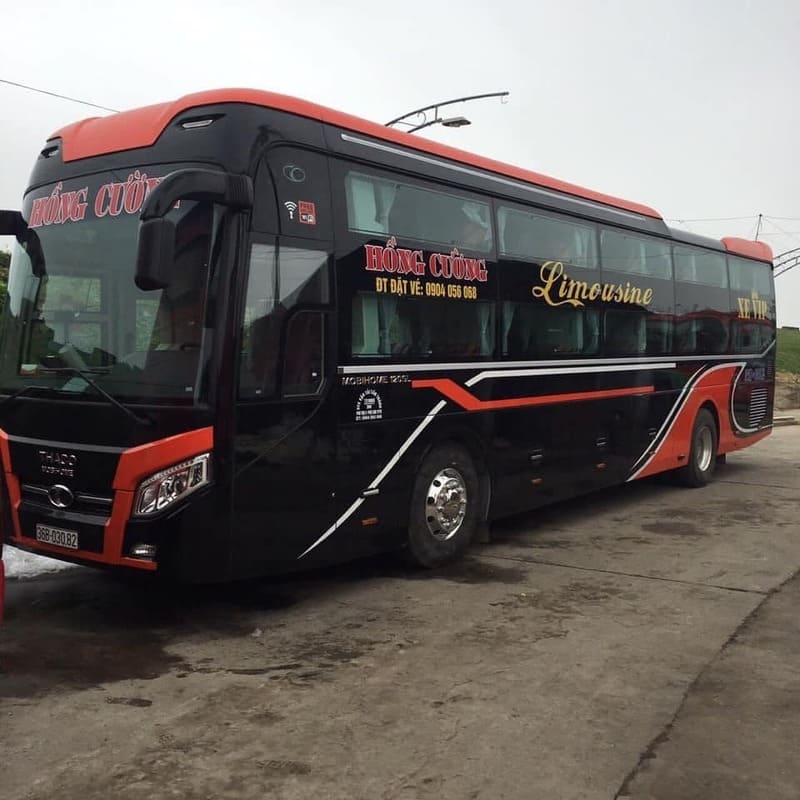 Nhà xe Hồng Cường Thanh Hóa Sài Gòn HCM QL14 QL1A Hà Nội