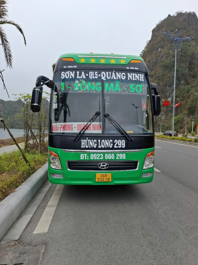 Nhà xe Hùng Long 299 Quảng Ninh Sơn La Sông Mã Mường Lầm