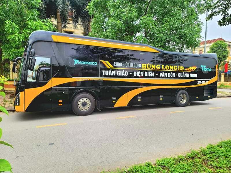 Nhà xe Hùng Long 89 Điện Biên Hải Phòng Sơn La Hà Nội