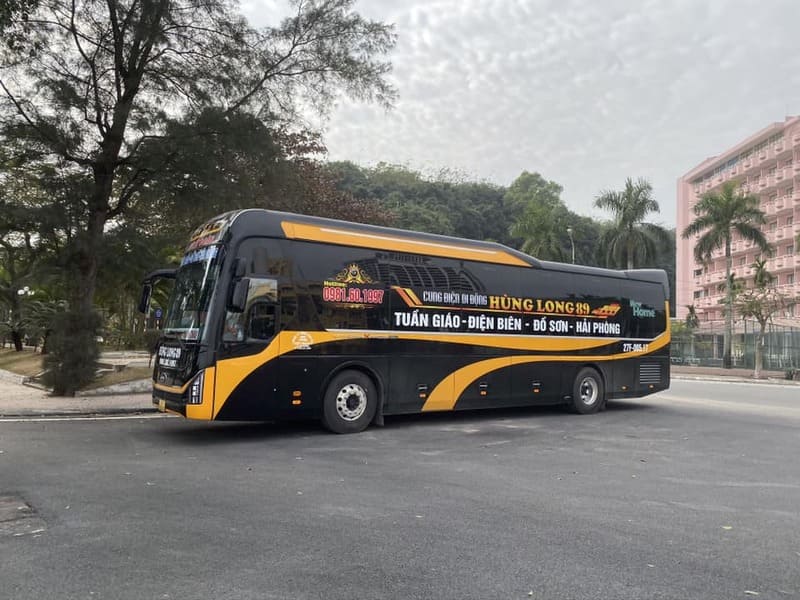 Nhà xe Hùng Long 89 Điện Biên Hải Phòng Sơn La Hà Nội