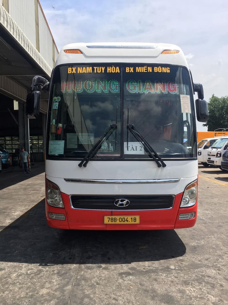 Nhà xe Hương Giang Phú Yên TP.HCM Đồng Nai Bình Dương