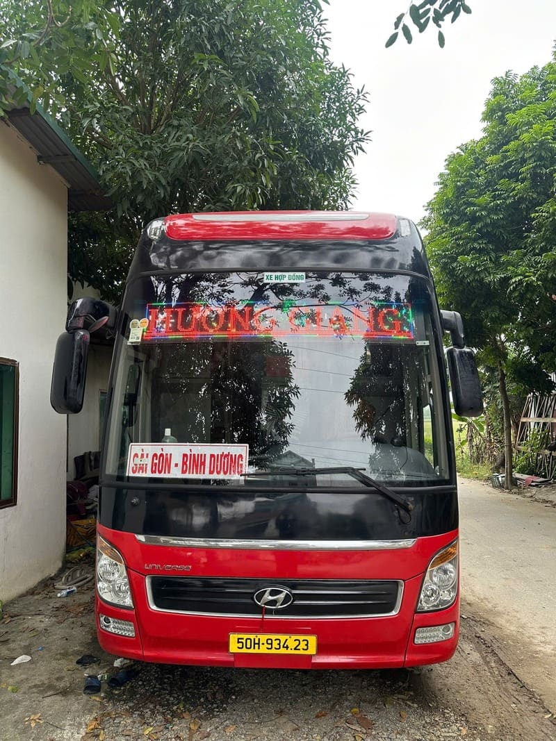 Nhà xe Hương Giang Thanh Hóa Bình Dương TP.HCM An Sương