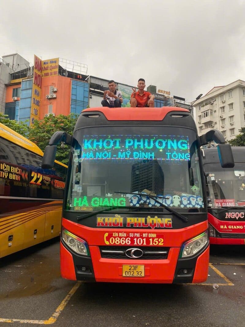 Nhà xe Khởi Phượng Xín Mần Su Phì Hà Giang Hà Nội Mỹ Đình