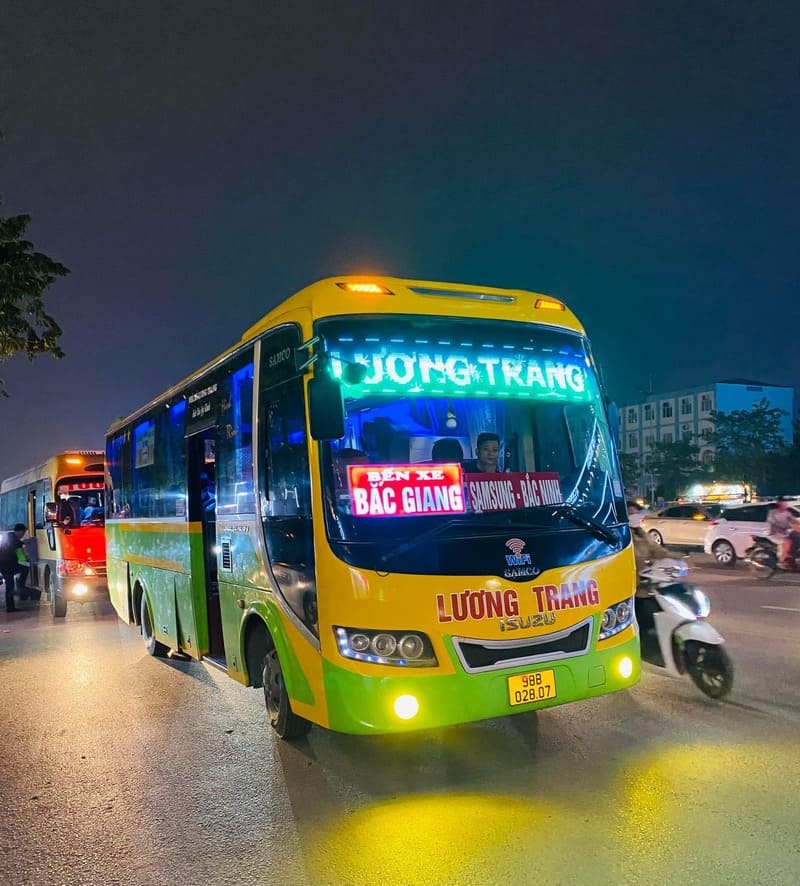 Nhà xe Lương Trang Bố Hạ Bắc Giang Mỹ Đình Hà Nội Bắc Ninh