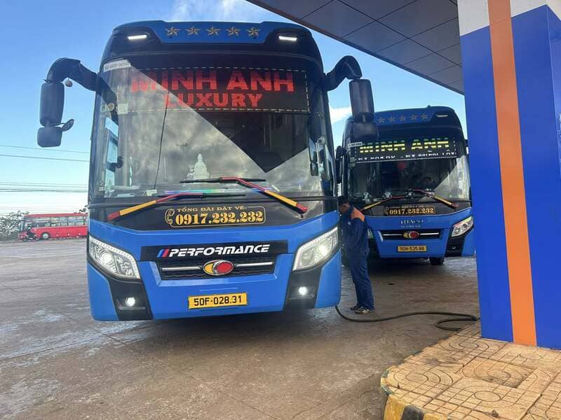 Nhà xe Minh Anh Đắk Lắk EaKar Phước An Buôn Ma Thuột TP.HCM