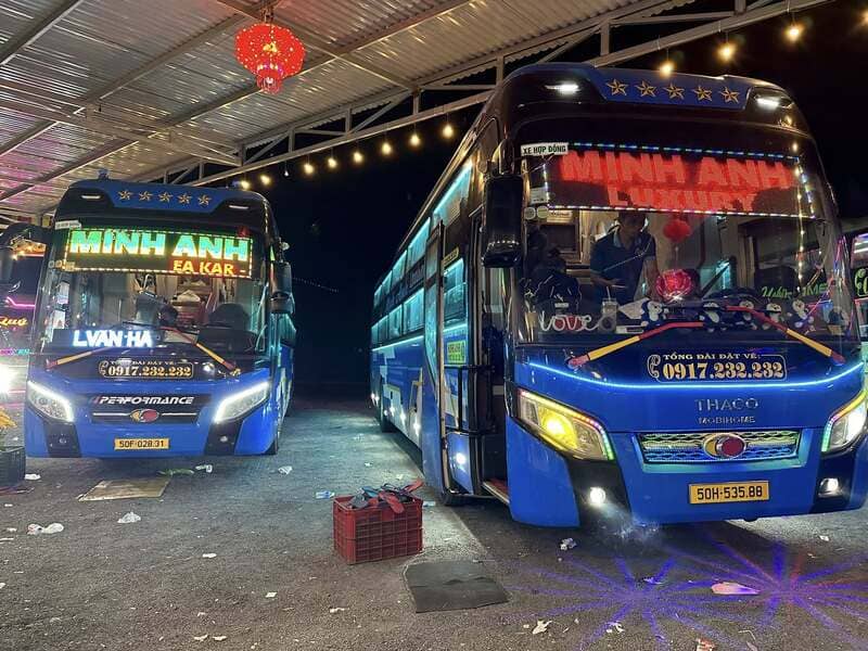 Nhà xe Minh Anh Đắk Lắk EaKar Phước An Buôn Ma Thuột TP.HCM