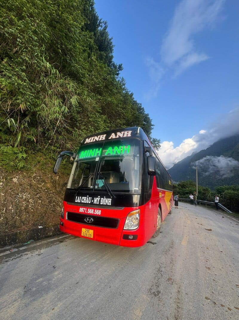 Nhà xe Minh Anh Lai Châu Hà Nội Mỹ Đình Sapa Lào Cai