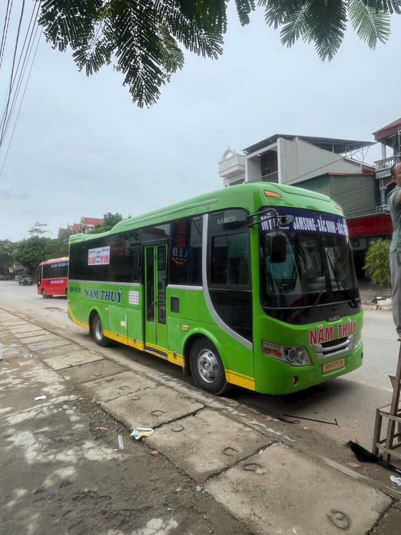 Nhà xe Năm Thủy Bố Hạ Bắc Giang Bắc Ninh Mỹ Đình Hà Nội