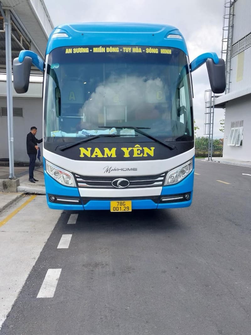 Nhà xe Nam Yên Phú Yên TP.HCM An Sương Miền Đông Miền Tây