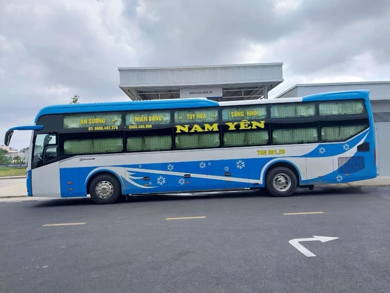 Nhà xe Nam Yên Phú Yên TP.HCM An Sương Miền Đông Miền Tây