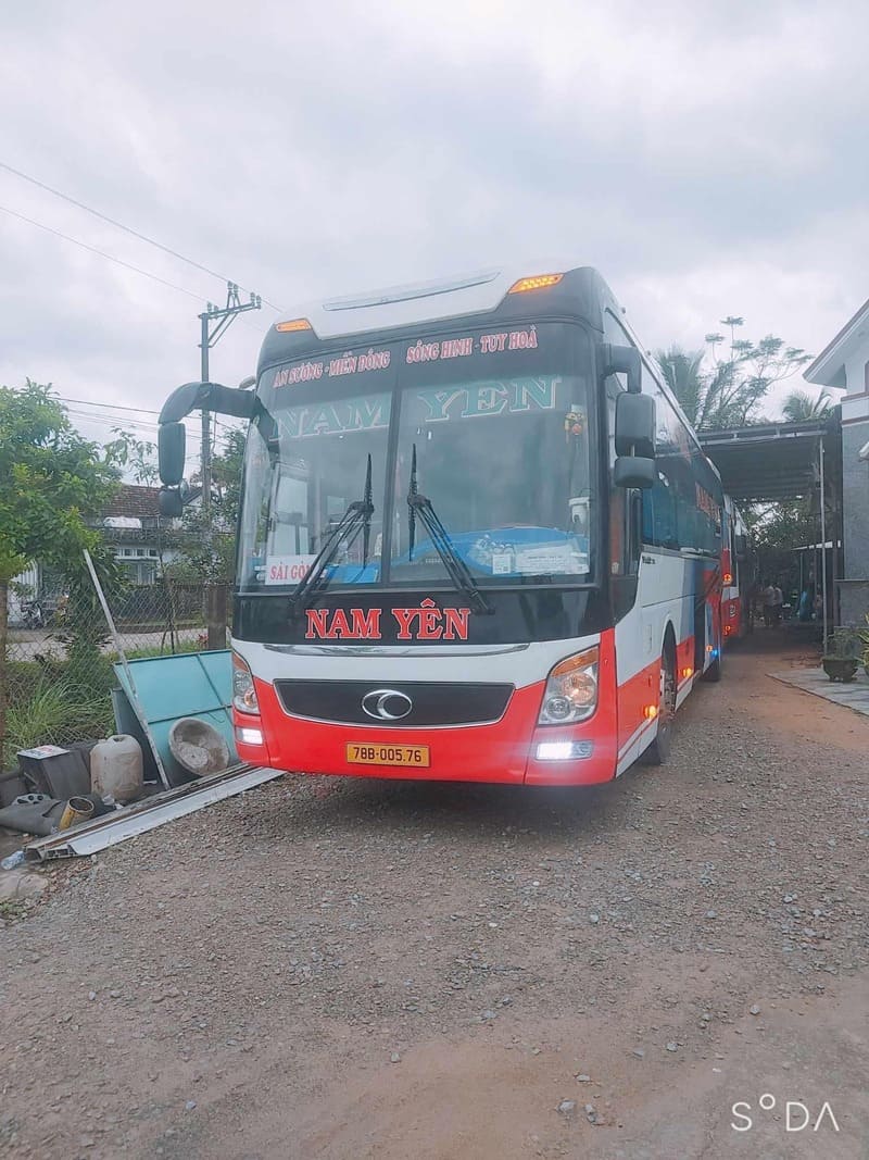 Nhà xe Nam Yên Phú Yên TP.HCM An Sương Miền Đông Miền Tây