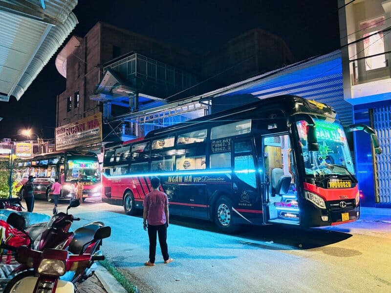 Nhà xe Ngàn Hà Bình Định Sài Gòn Tây Ninh Thủ Đức Nhà Bè