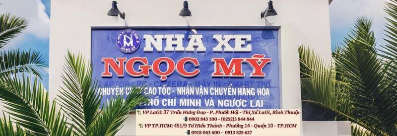 Nhà xe Ngọc Mỹ Sài Gòn Lagi Bình Thuận Phan Thiết Quốc lộ 55