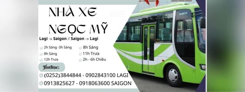 Nhà xe Ngọc Mỹ Sài Gòn Lagi Bình Thuận Phan Thiết Quốc lộ 55
