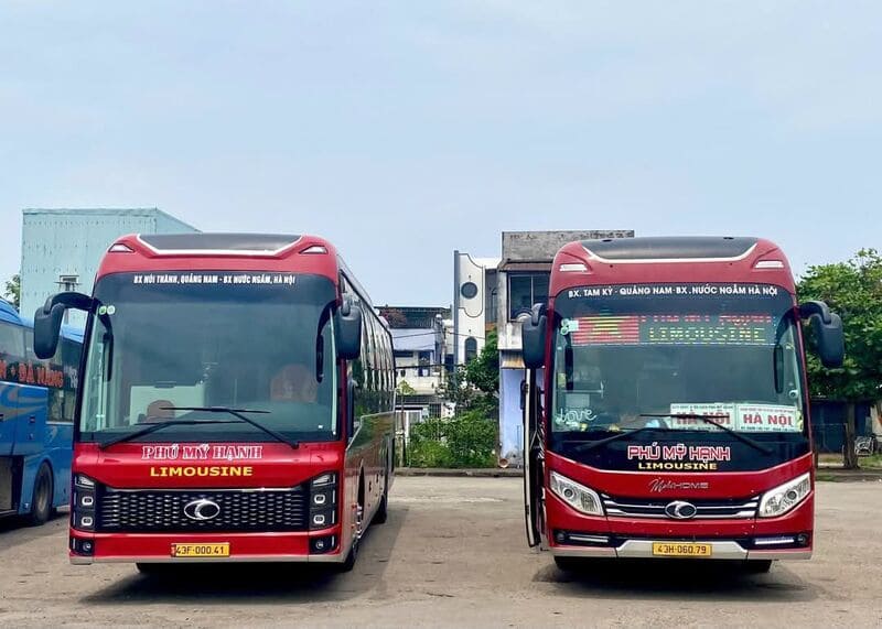 Nhà xe Phú Mỹ Hạnh Hà Nội – Đà Nẵng – Quảng Nam Tam Kỳ