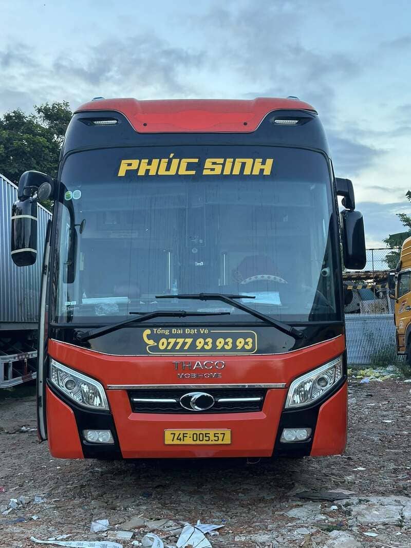 Nhà xe Phúc Sinh (Nhà xe Quang Minh) Bù Đốp Bình Phước Đà Nẵng
