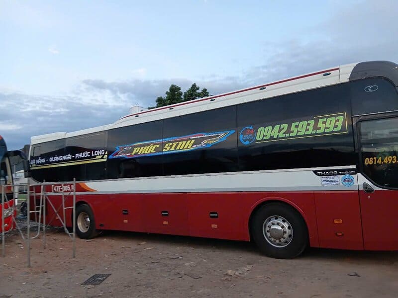 Nhà xe Phúc Sinh (Nhà xe Quang Minh) Bù Đốp Bình Phước Đà Nẵng