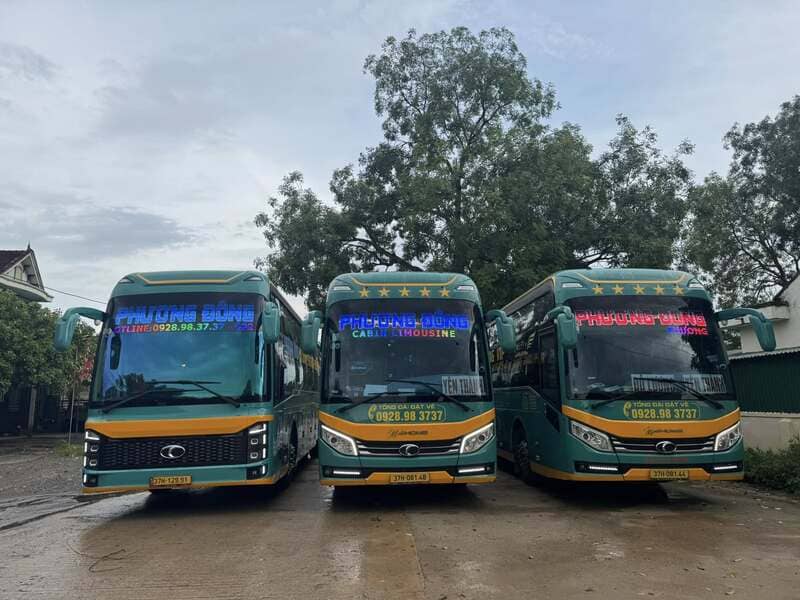 Nhà xe Phương Đông Đô Lương Yên Thành Diễn Châu Nghệ An Hà Nội