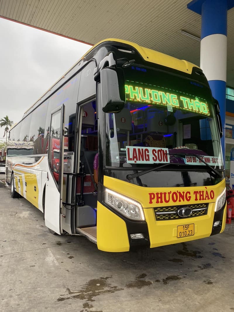 Nhà xe Phương Thảo Hải Phòng Bắc Ninh Bắc Giang Lạng Sơn