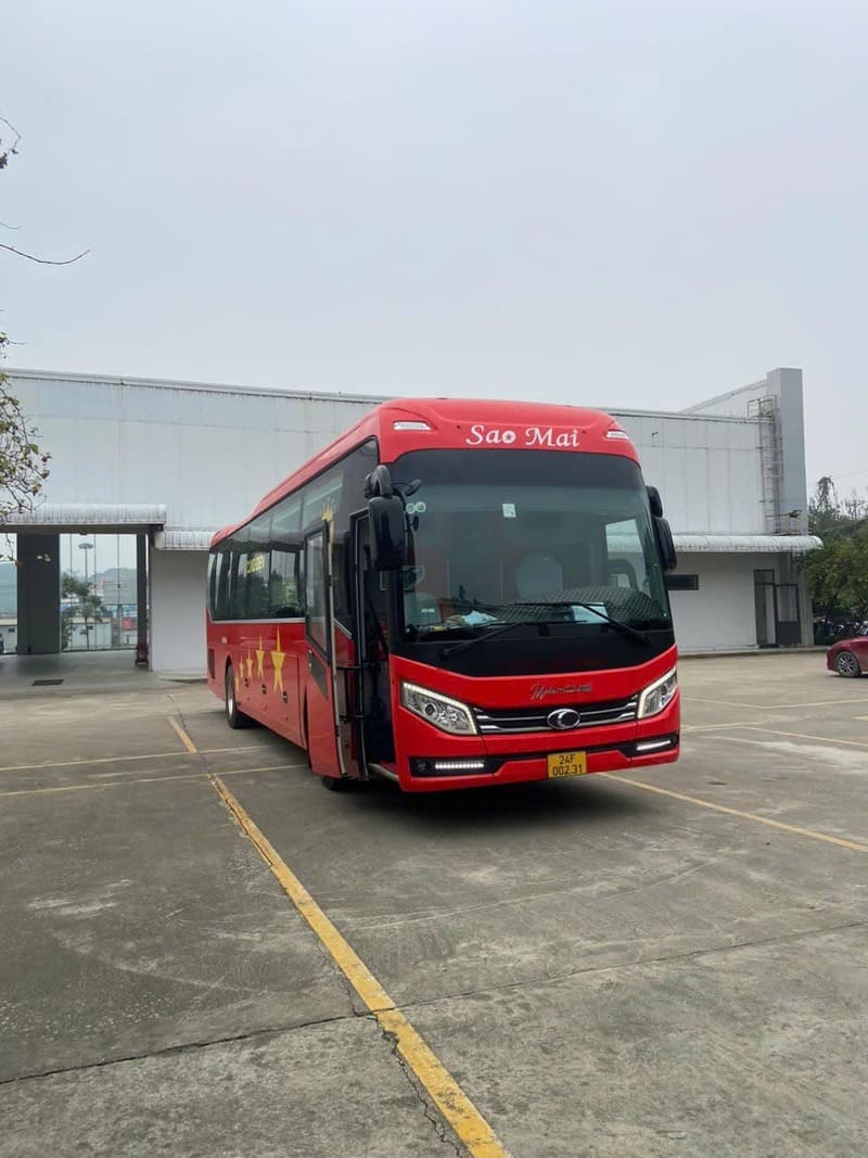 Nhà xe Sao Mai Văn Bàn Lào Cai đi Hà Nội Bắc Ninh Bắc Giang