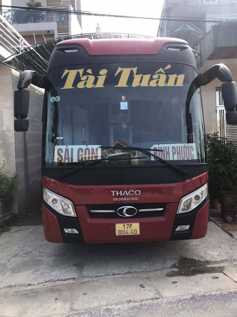 Nhà xe Tài Tuấn Thái Bình Sài Gòn Bình Dương Bình Phước