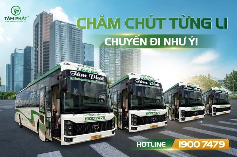 Nhà xe Tâm Phát Sông Hinh - M'DrắK - Đắk Lắk - TP.HCM