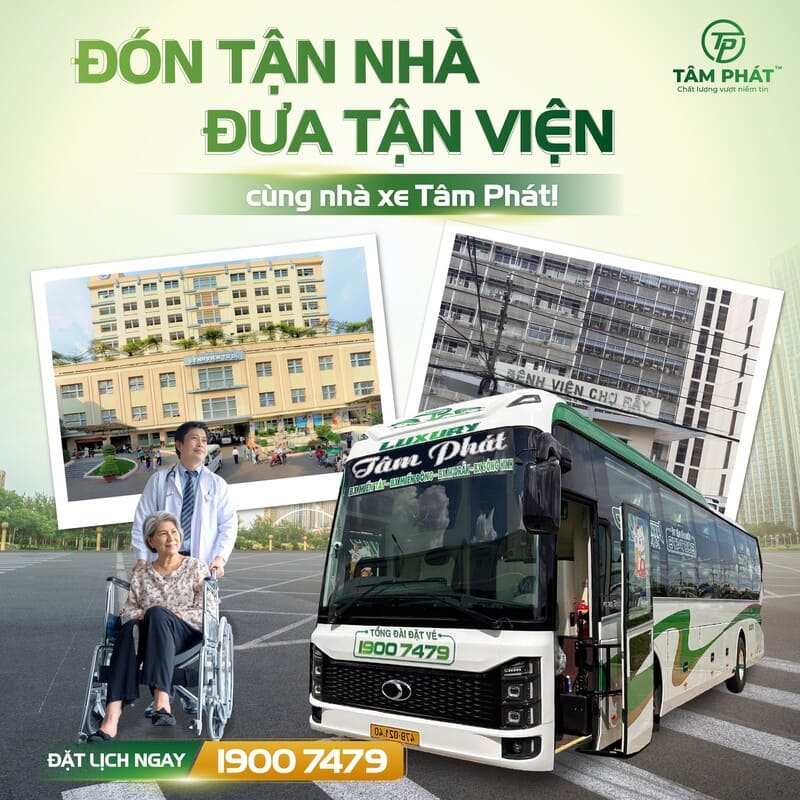 Nhà xe Tâm Phát Sông Hinh - M'DrắK - Đắk Lắk - TP.HCM