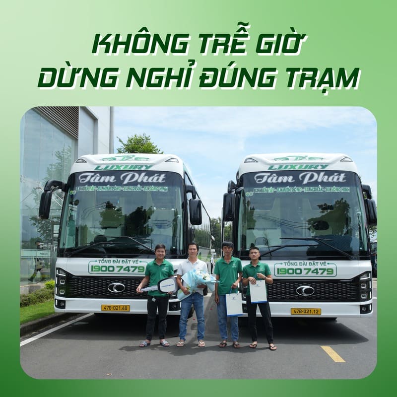 Nhà xe Tâm Phát Sông Hinh - M'DrắK - Đắk Lắk - TP.HCM