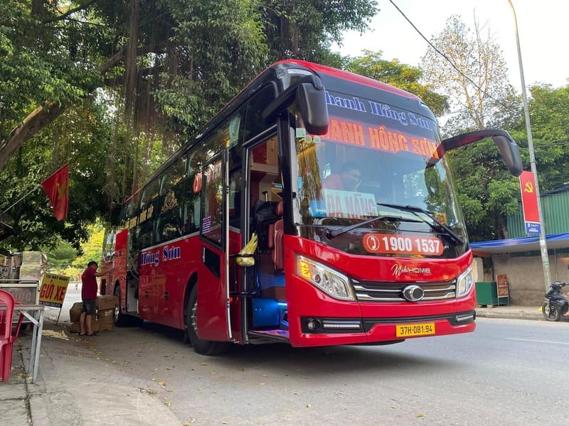 Nhà xe Thanh Hồng Sơn Qùy Hợp Nghệ An Hà Nội Đà Nẵng